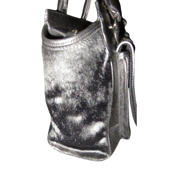 Coach 2012 Limited Edition Black Legacy Medium Candace Calf Hair Leather Satchel - Picture 4 of 14